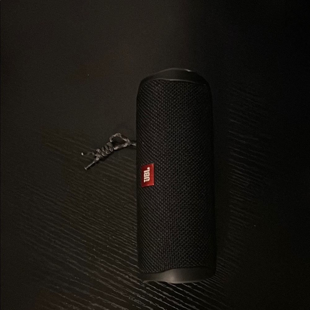 JBL Black Portable Speaker with Rugged Design